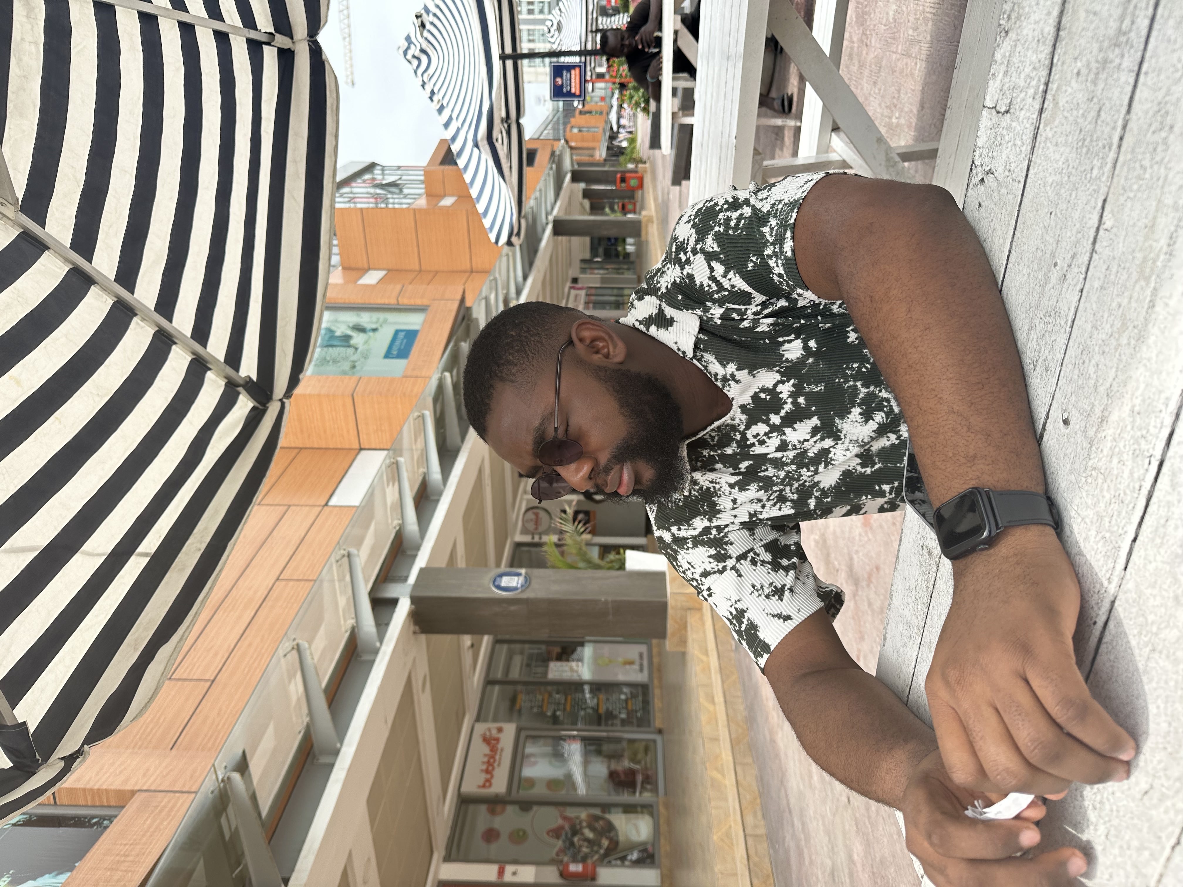 Chilling outside, Lagos